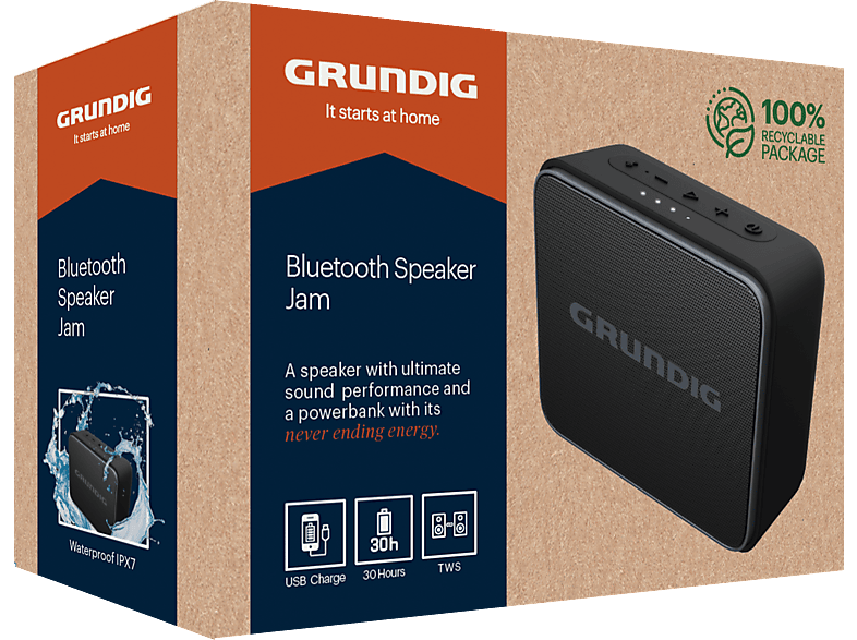 GRUNDIG Jam+ Bluetooth Hoparlör Siyah_2