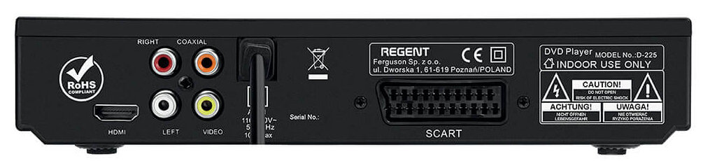 Odtwarzacz DVD FERGUSON D-225