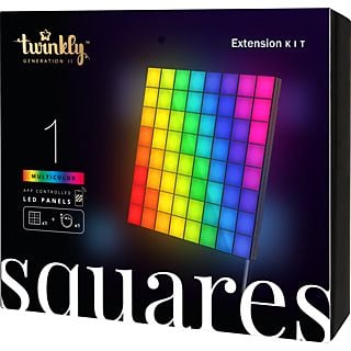 TWINKLY Squares 64 RGB - Panneau LED (Noir)