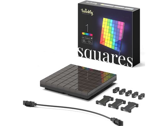 TWINKLY Squares 64 RGB - Panneau LED (Noir)