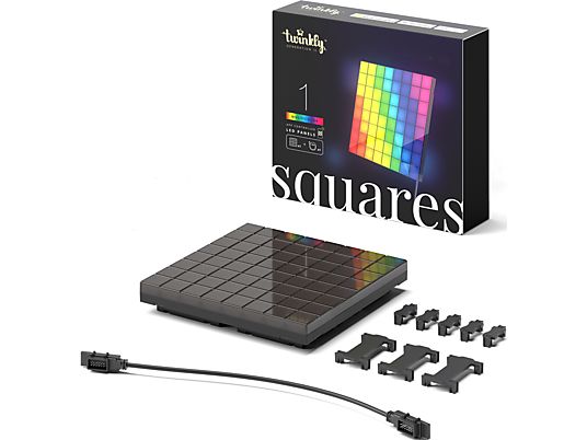 TWINKLY Squares 64 RGB - Pannello LED (Nero)