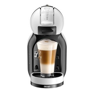Cafetera de cápsulas - Nescafé Dolce Gusto De'Longhi MiniMe EDG305.WB,1460W, 0.8L, 15bar, Sistema Thermoblock, Apagado automático, Selector café