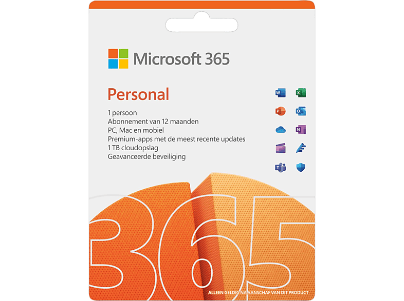 Microsoft Sw Microsoft 365 Personal 12 Maanden Nl