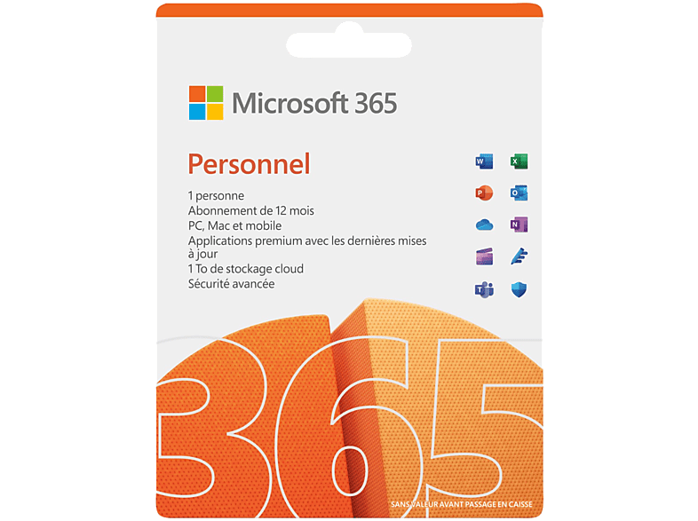 Microsoft Sw Microsoft 365 Personal 12 Maanden Fr