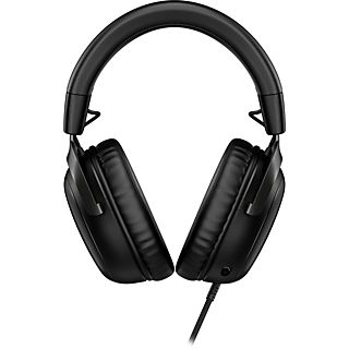 Auriculares gaming - HyperX Cloud III, Con cable, Audio espacial DTS®, Compatible PS5, XBOX Series X|S, Switch, Mac y móviles, Negro