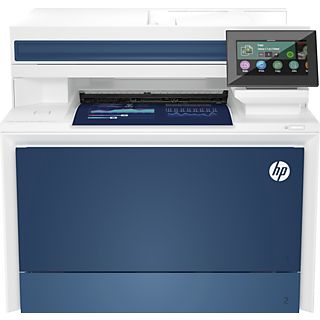 Impresora multifunción - HP Laserjet Pro MFP 4302DW, Láser a color, Impresión doble cara, 33 ppm, Wi-Fi, HP Smart, Azul