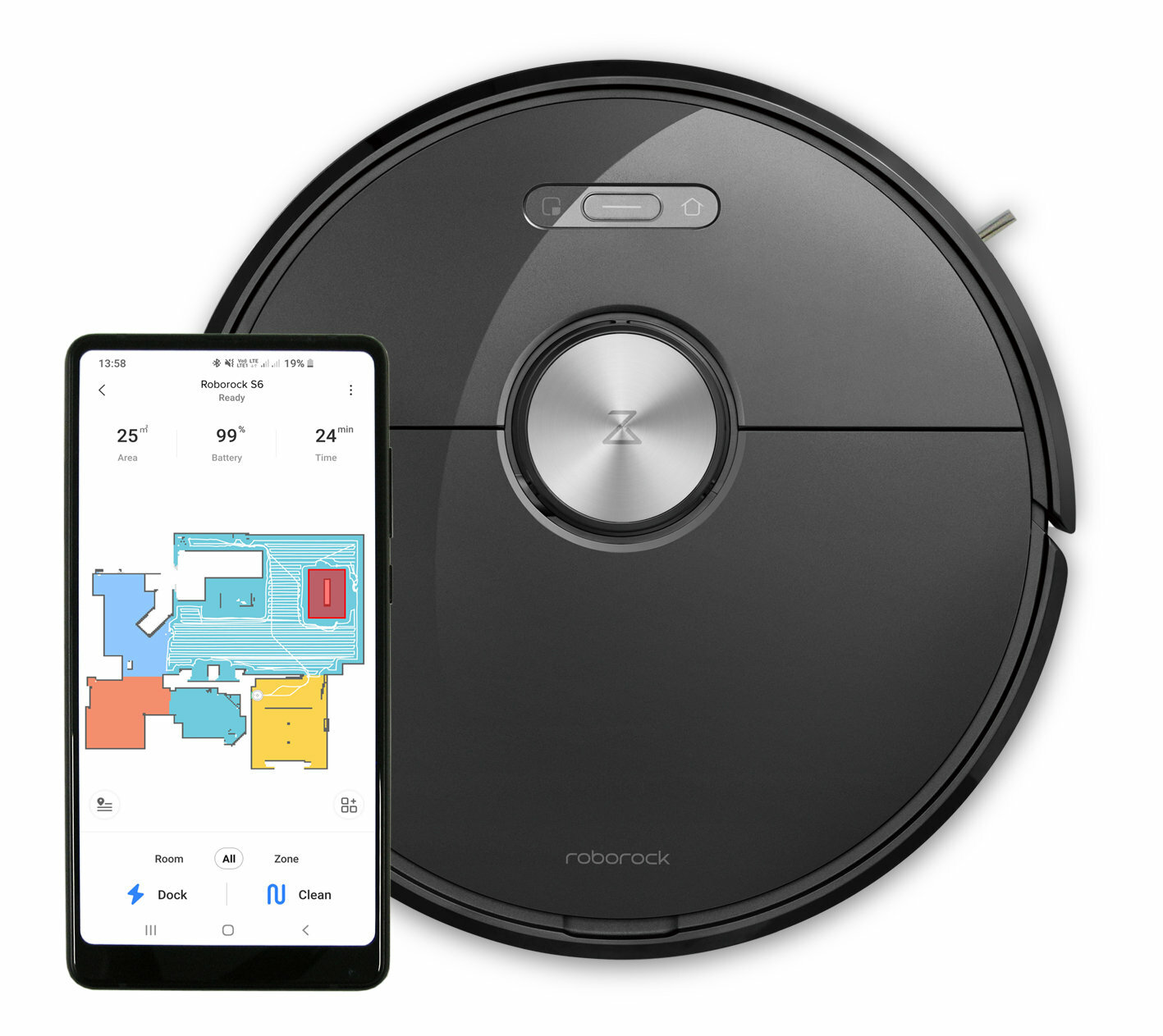 Robot odkurzający ROBOROCK S7 Czarny