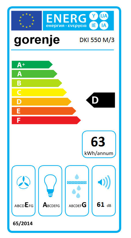Okap GORENJE DKI550M
