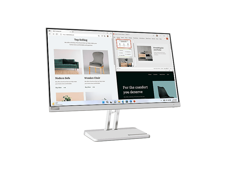 LENOVO L27e-40 Full-HD Monitor bei MediaMarkt