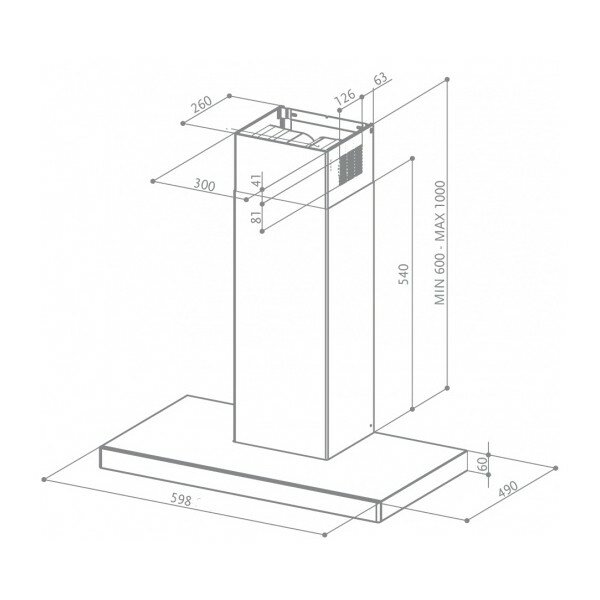 Okap FABER Stilux EG8 X A60 Logic