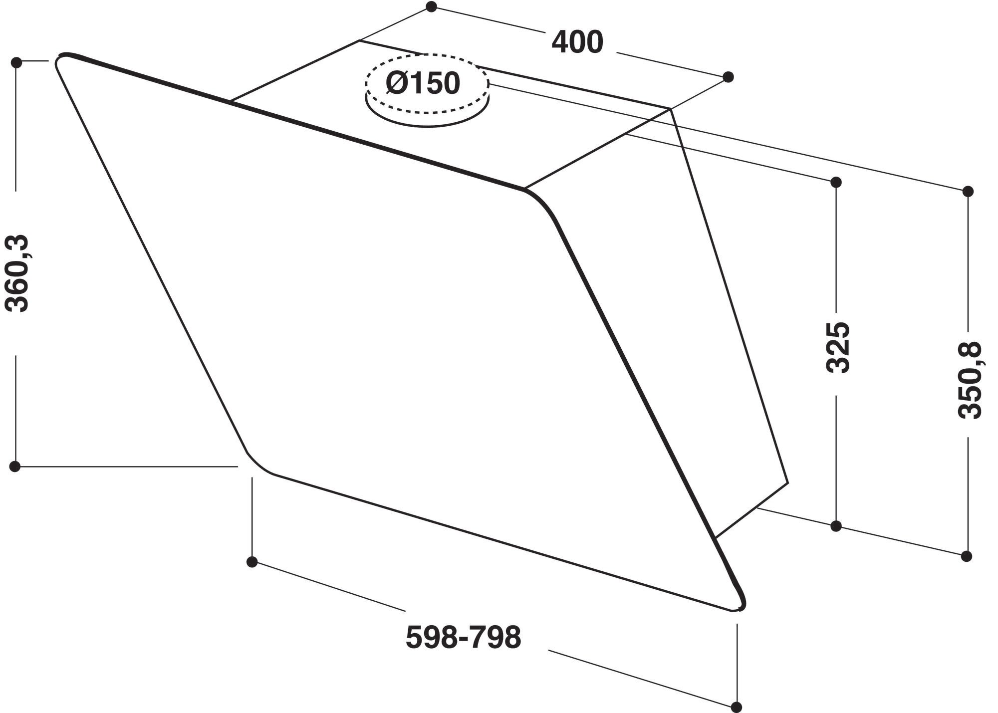Okap WHIRLPOOL AKR038GBL