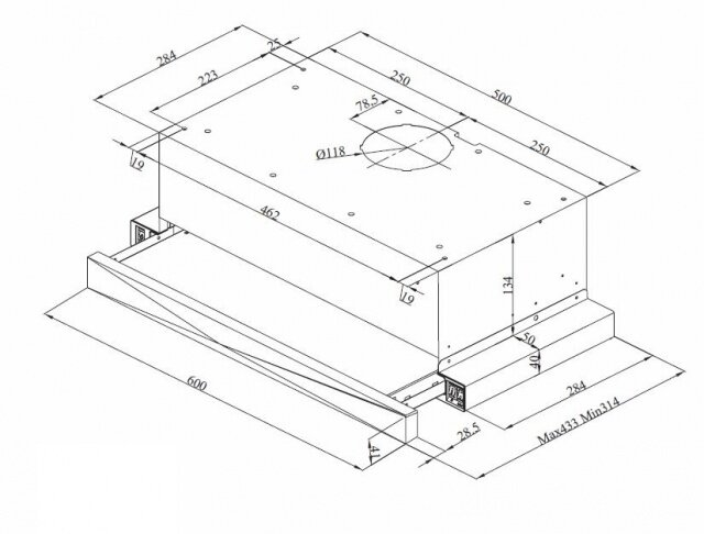 Okap BEKO HNT 62210 B