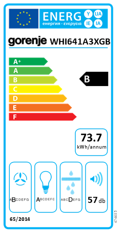 Okap GORENJE WHI641A3XGB