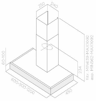 Okap SAMSUNG NK24M5070BS/UR