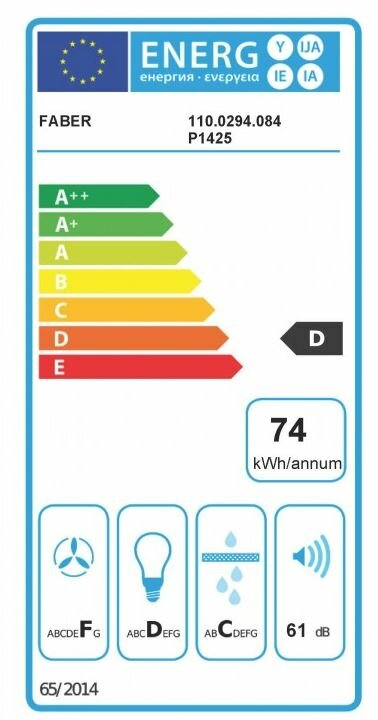 Okap FABER OKAP FLEXA GLASS BK A60