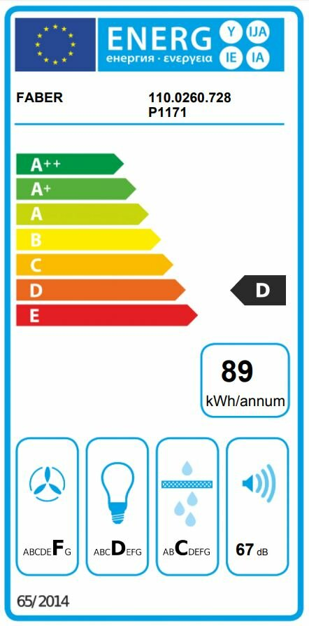 Okap FABER FLEXA AM/X A60