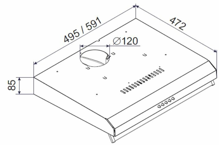 Okap AMICA OSC5232I
