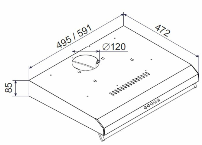 Okap AMICA OSC6232I