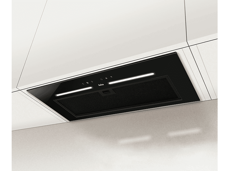 Okap AMICA OMP9554BG Czarny 447m3/h 63dB klasa C Oświetlenie LED