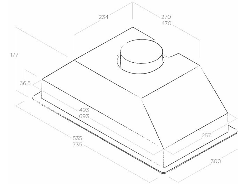 Okap ELICA Era C WH/A/52 Biały 368m3/h 67dB klasa D – zdjęcie 2
