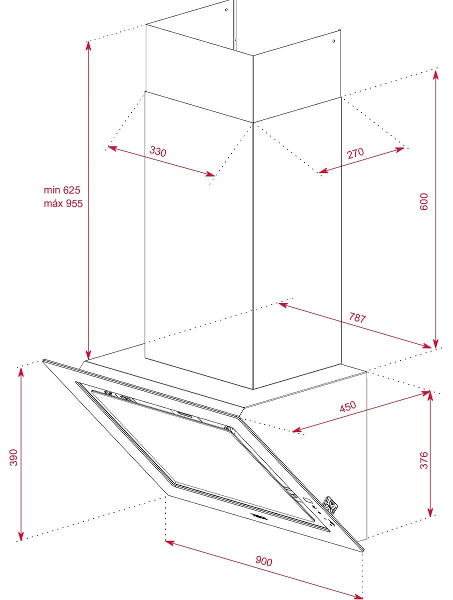 Okap TEKA DLV 98660 LB TOS