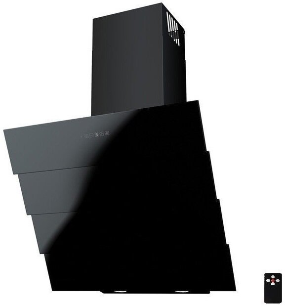 Okap MAAN Saturn Quadro Black 60 Czarny