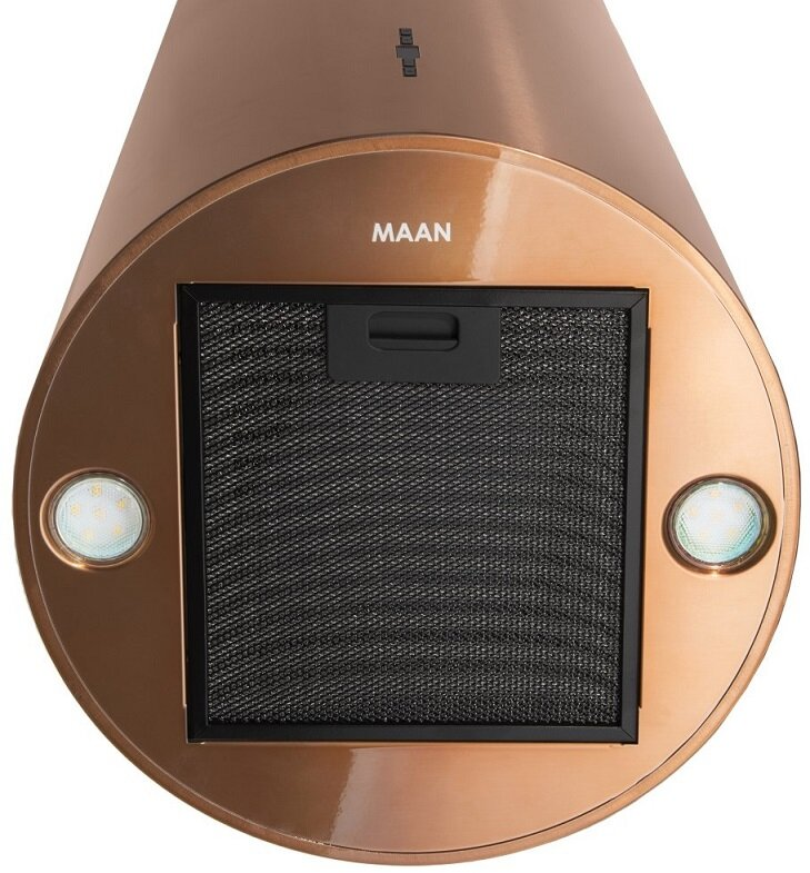 Okap MAAN Tuba Elba 39 cm Miedziany połysk