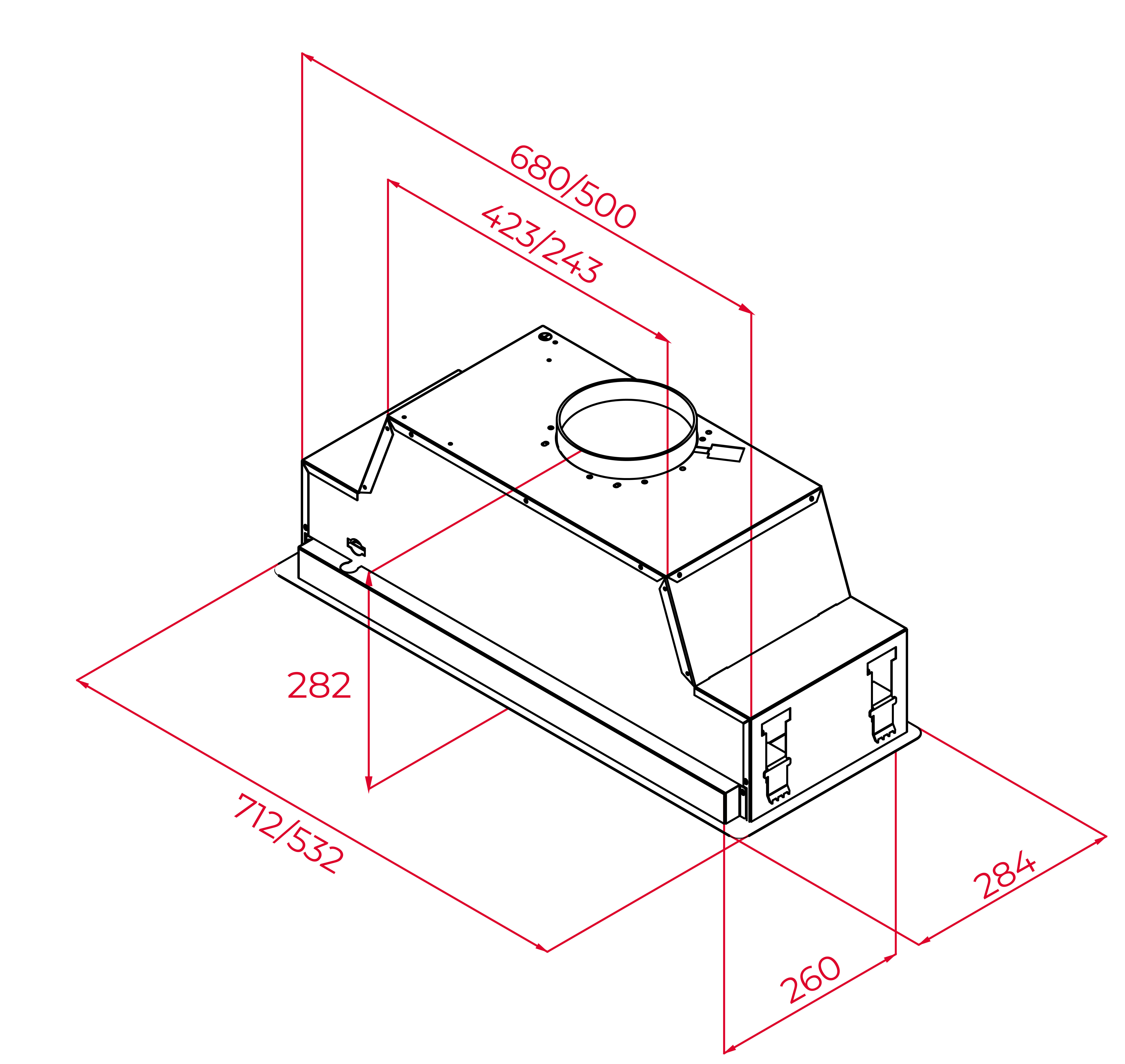 Okap TEKA GFL 77651 EOS BK