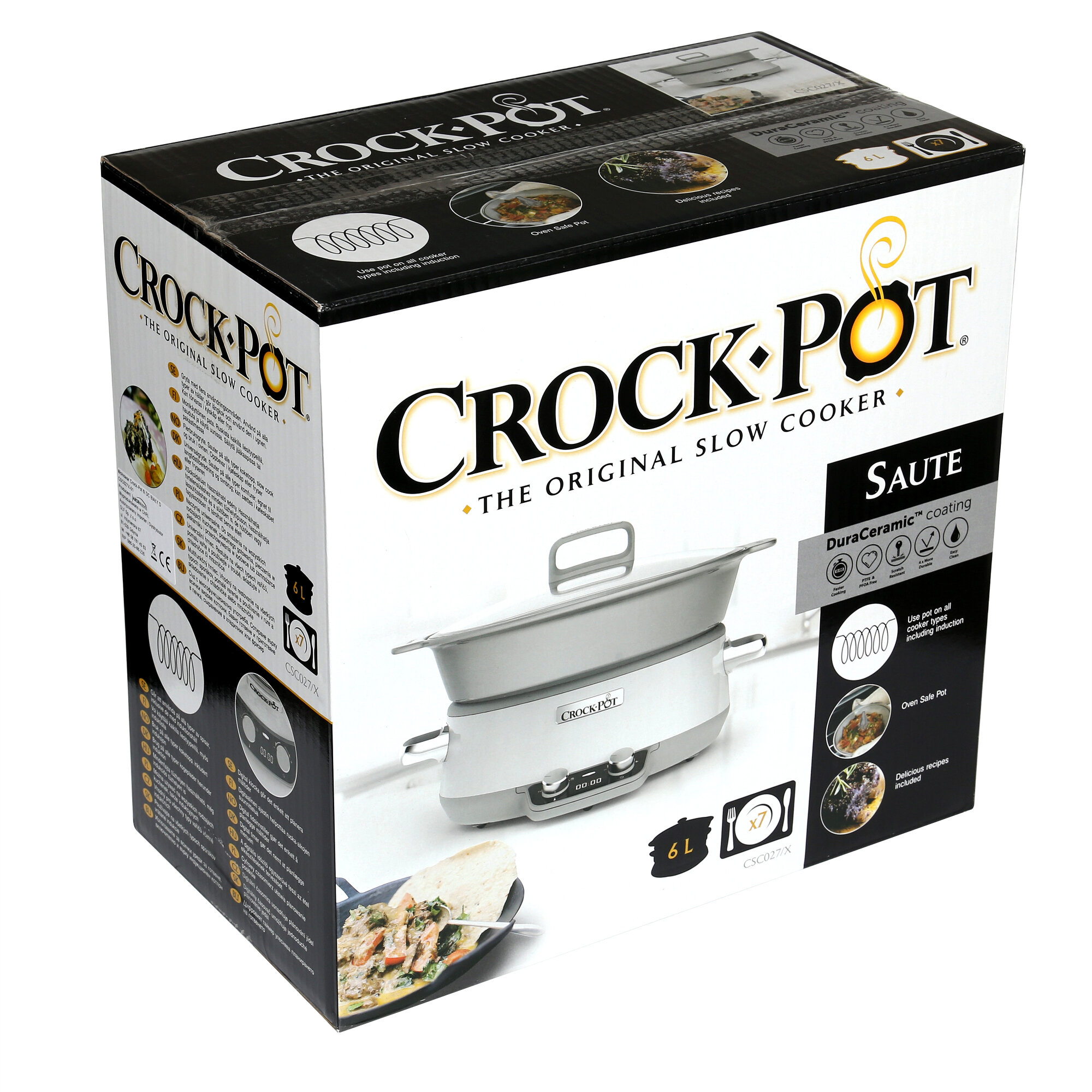 Wolnowar CROCKPOT CSC027X 6 l DuraCeramic Saute