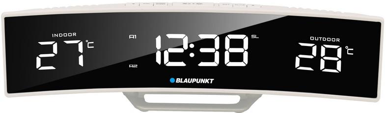 Blaupunkt CR12WH radioväckarklocka vit