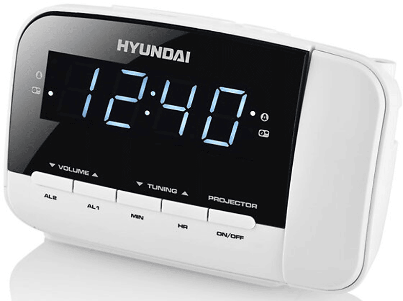 Radiobudzik HYUNDAI RAC 481 PLLWW Biały-Zdjęcie-0