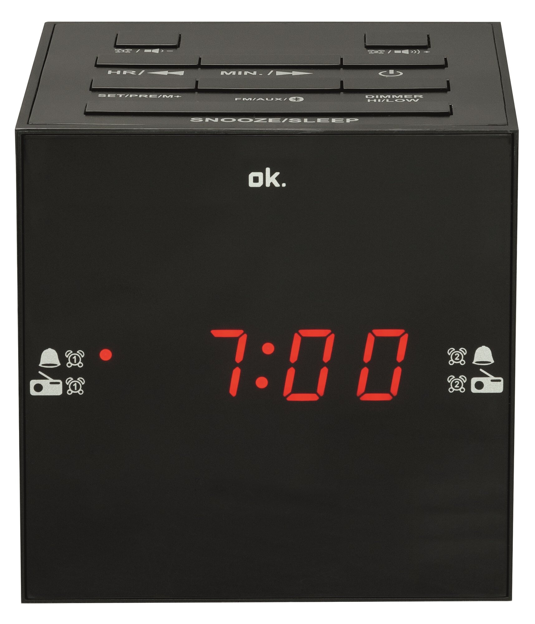 Radiobudzik OK. OCR 420BT-B