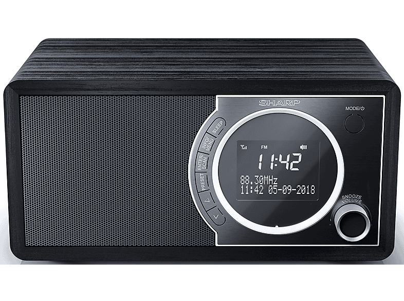 Sharp DR-450 Radio FM DAB+ Bluetooth Czarny