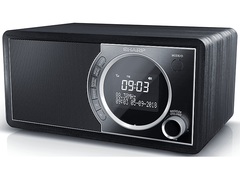 Sharp DR-450 Radio FM DAB+ Bluetooth Czarny – zdjęcie 2