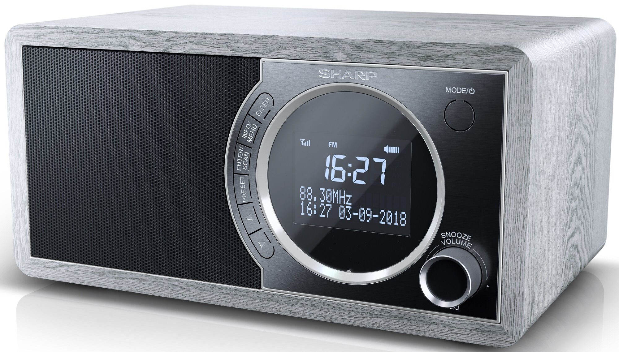 Radio SHARP DR-450 Szary