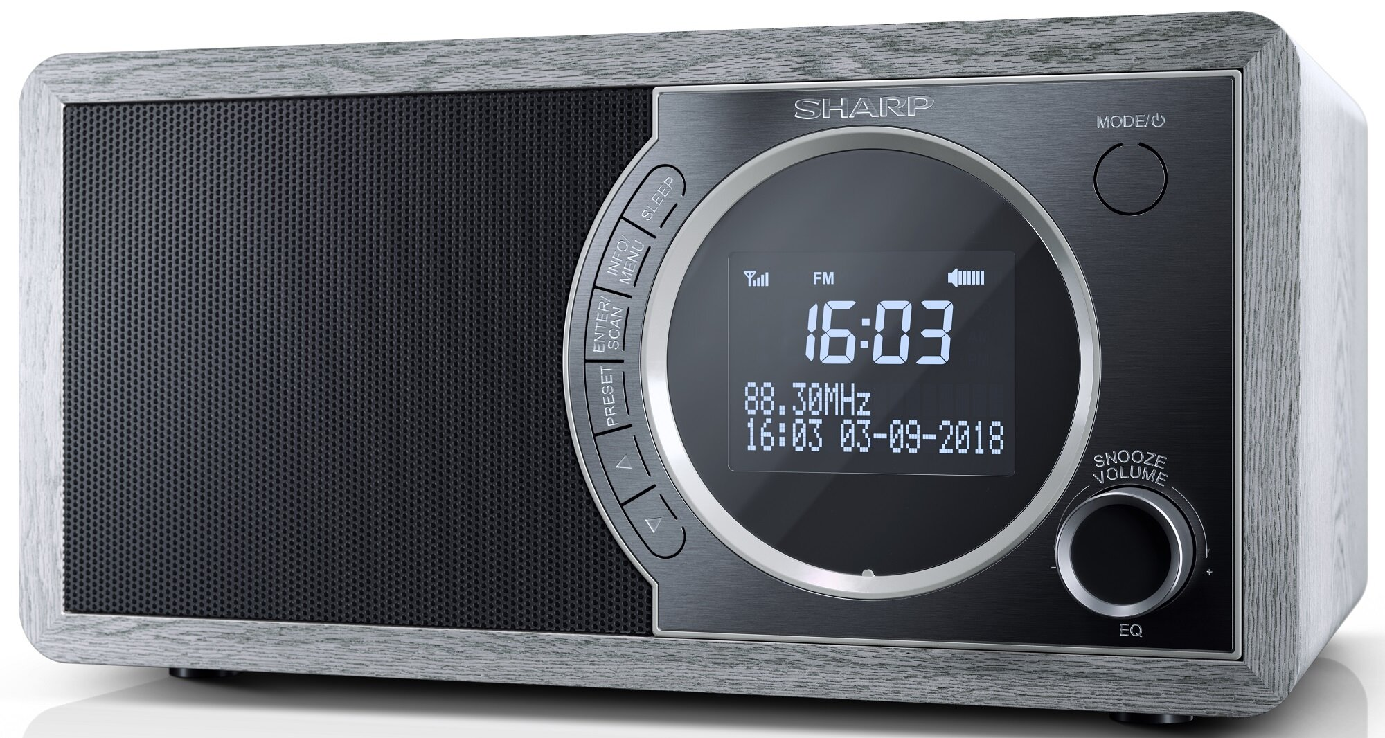 Radio SHARP DR-450 Szary