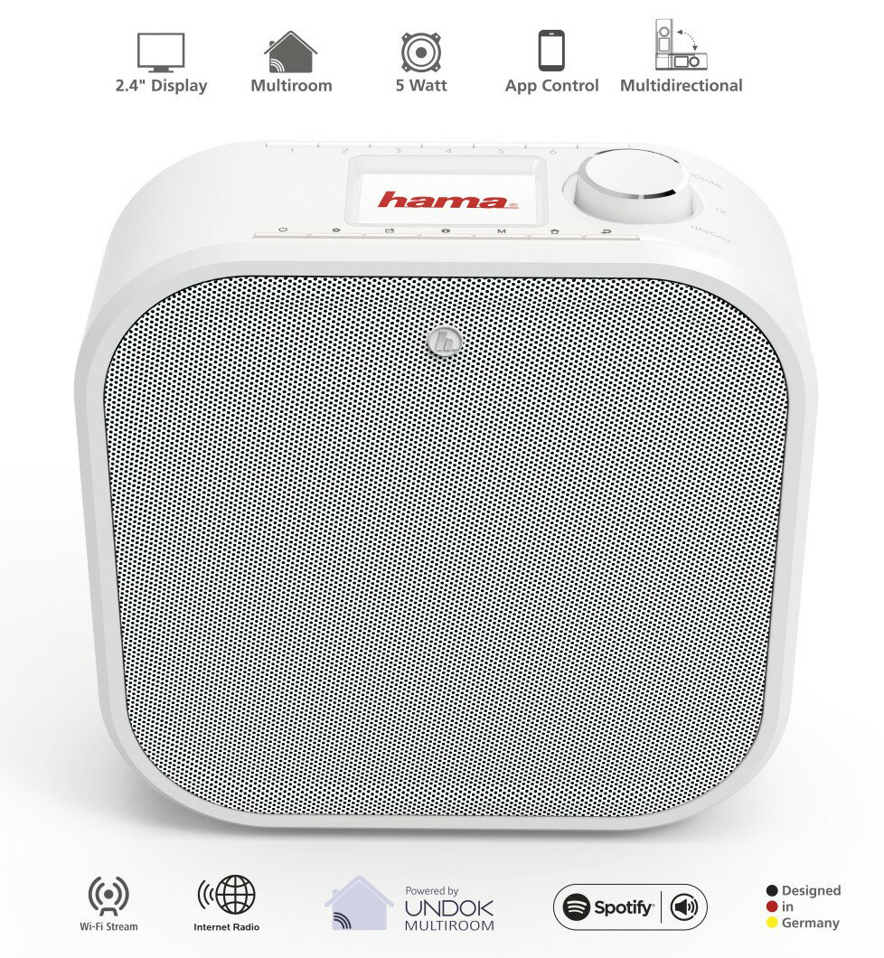 Radio HAMA DIR355SBT Srebrny