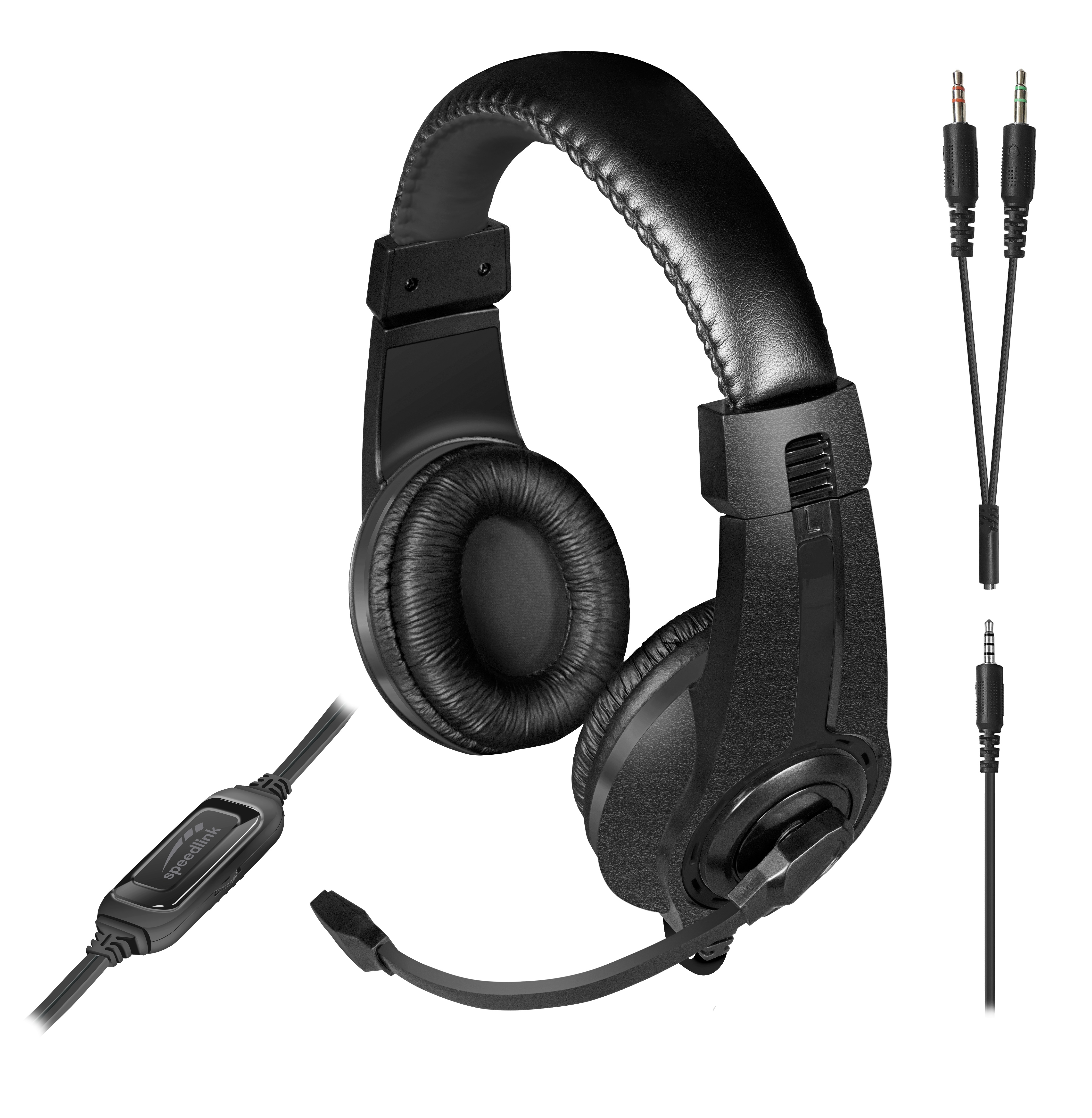 Headset Schwarz Over-ear Stereo, LEGATOS SPEEDLINK Gaming