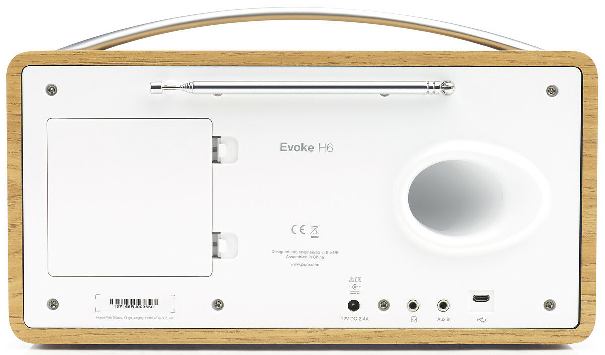 Radio PURE Evoke H6 Dąb