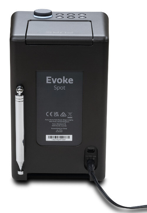 Radio PURE Evoke Spot Coffee Czarny