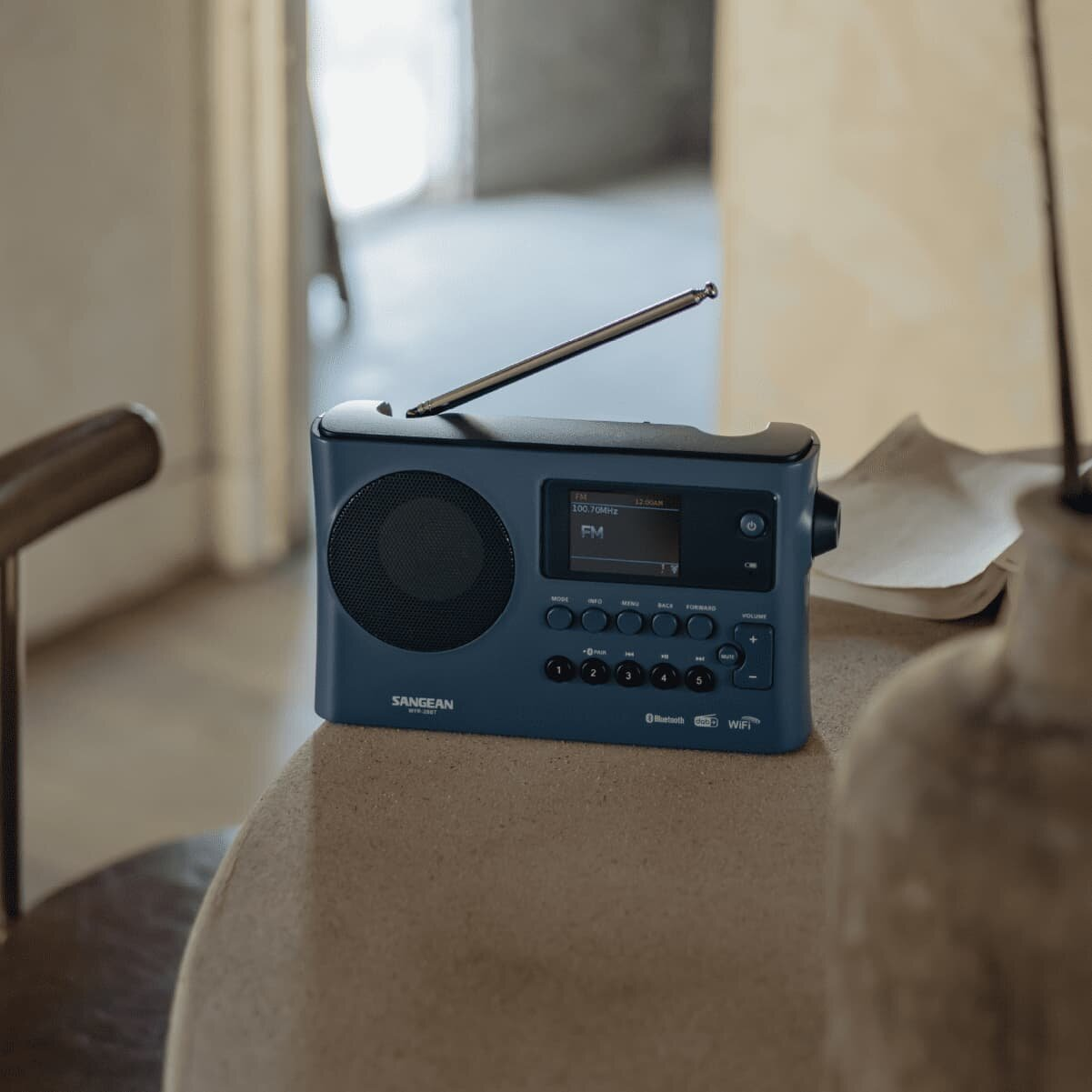 Radio SANGEAN WFR-28BT Ciemnoniebieski