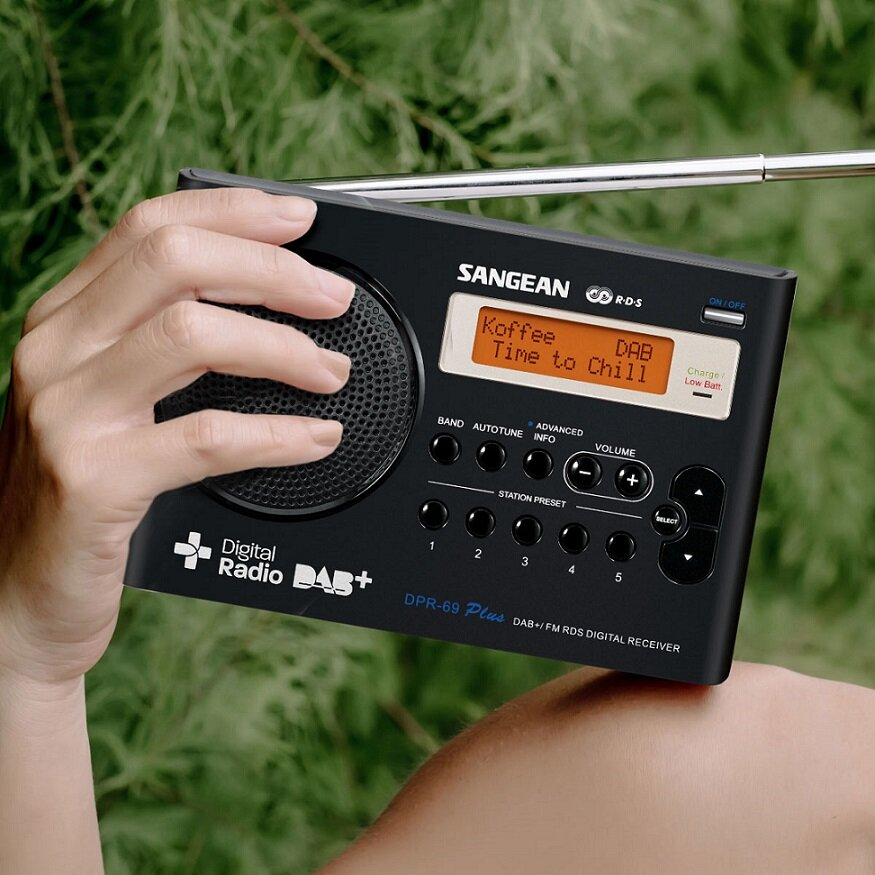Radio SANGEAN DPR-69+ Czarny