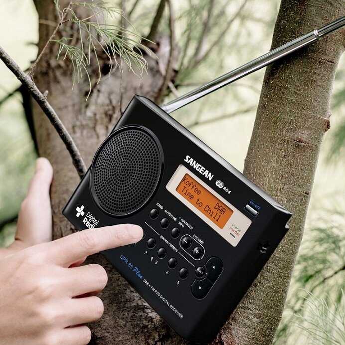 Radio SANGEAN DPR-69+ Czarny