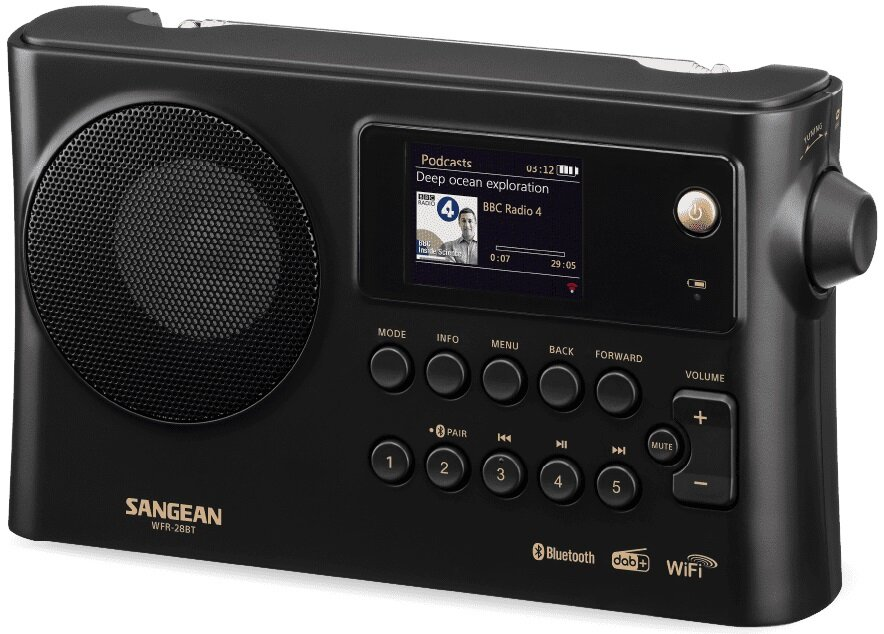 Radio SANGEAN WFR-28BT Czarny