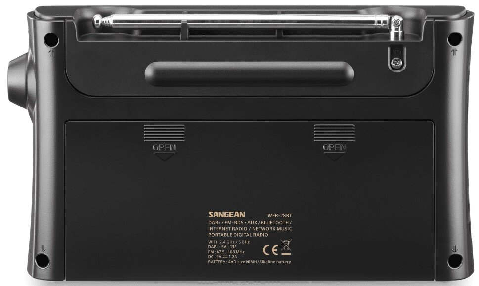 Radio SANGEAN WFR-28BT Czarny