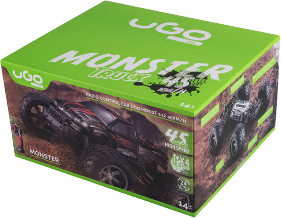 Samochód zdalnie sterowany UGO Monster 1:12 45 km/h URC-1152