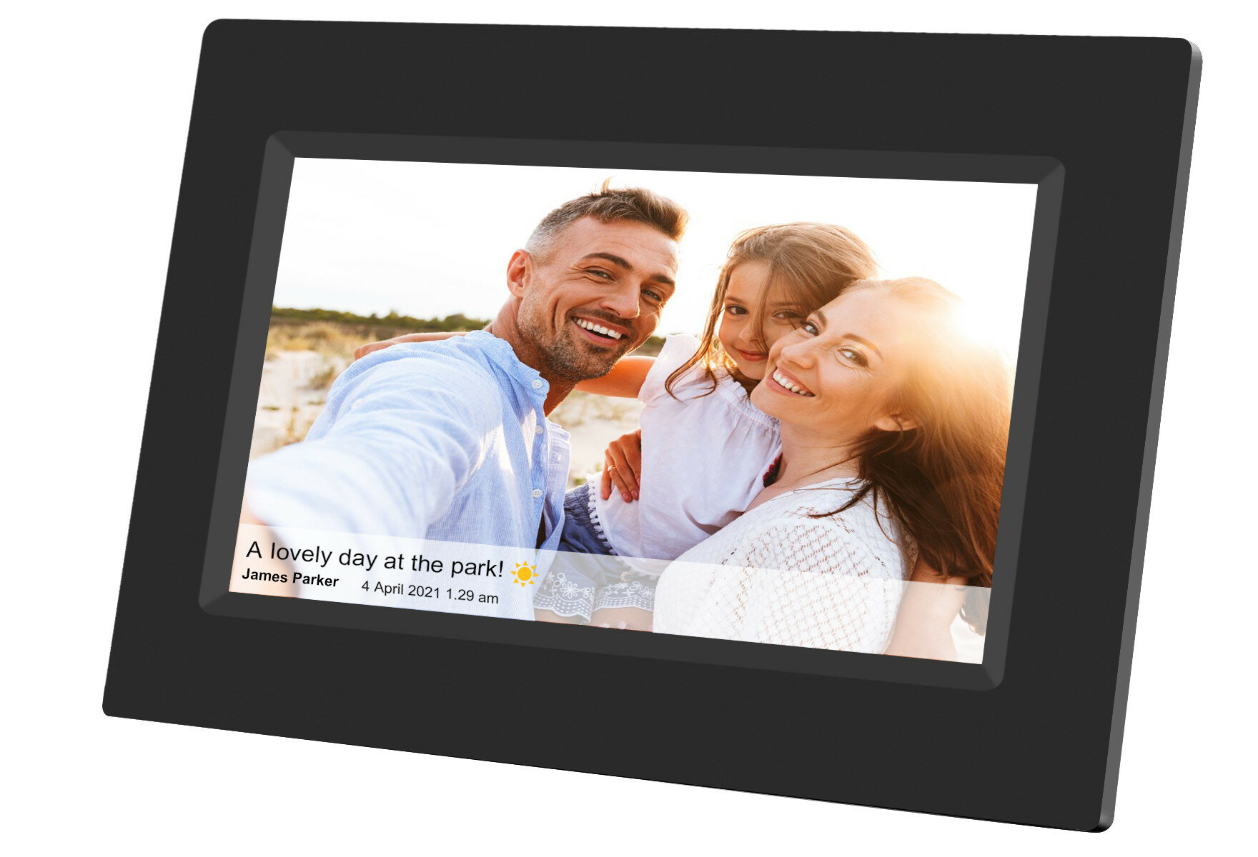 Ramka cyfrowa INOLY IDF071W 7 cali czarny