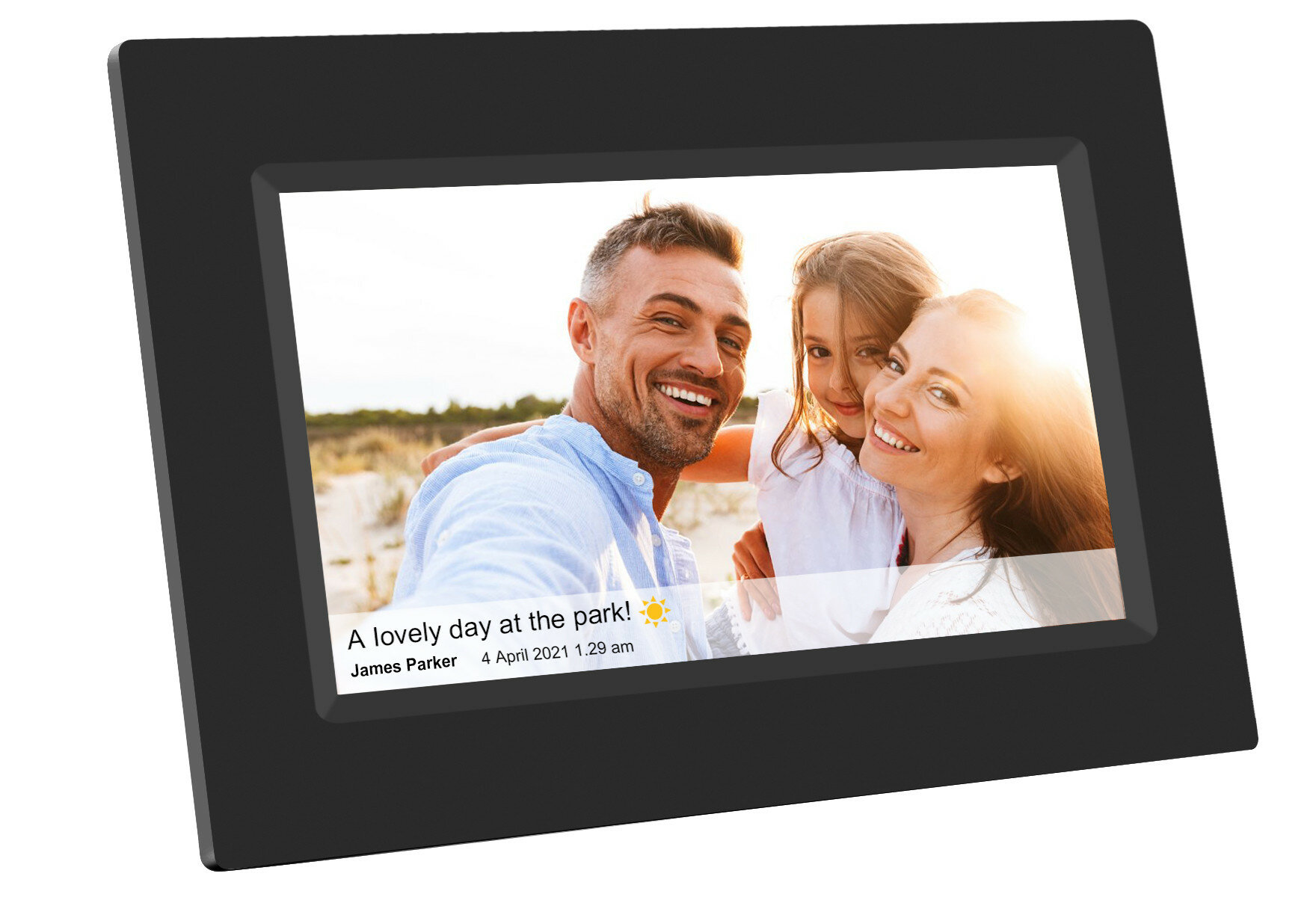 Ramka cyfrowa INOLY IDF071W 7 cali czarny