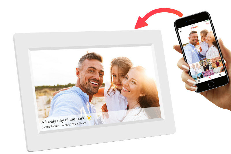 Ramka cyfrowa INOLY IDF101W 10.1 cala biały