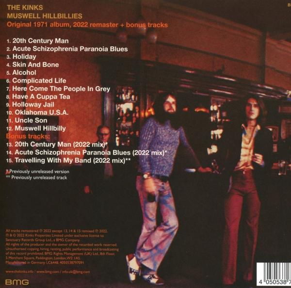 Kinks - STANDALONE) The MUSWELL HILLBILLIES - (CD) (2022